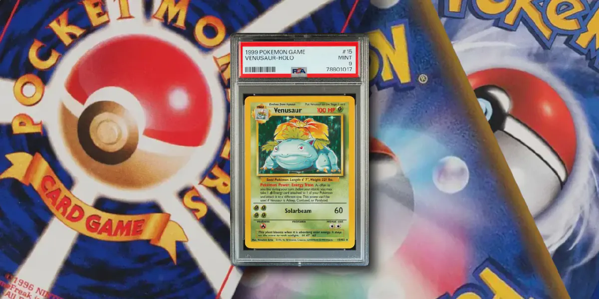 PSA 9 Venusaur Base Set Holo