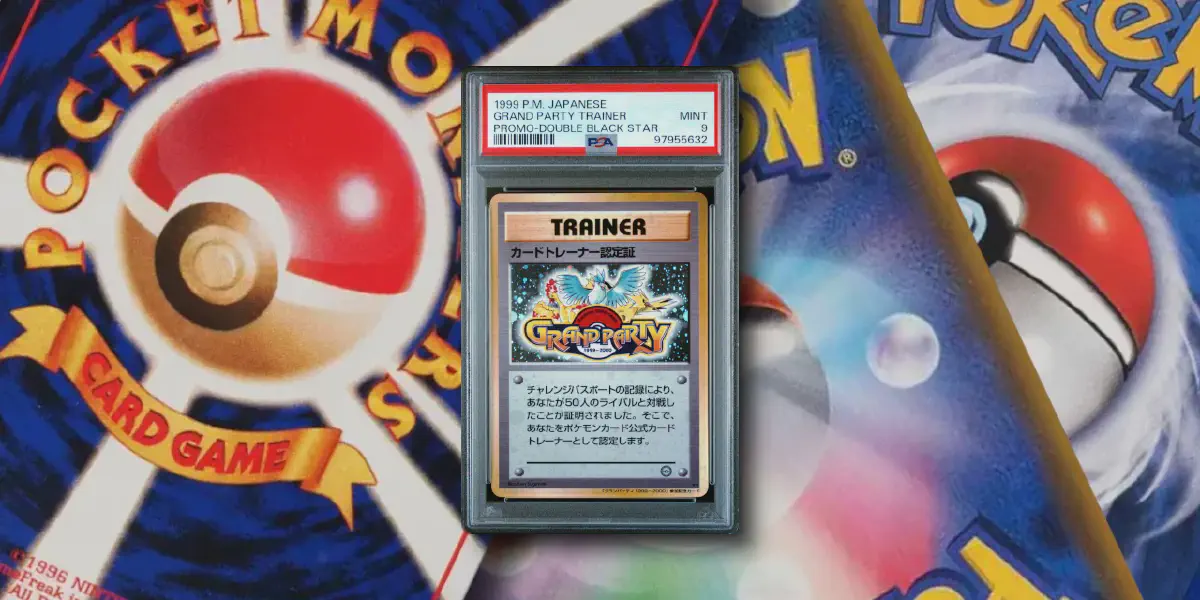 PSA 9 Grand Party Trainer Certification Card