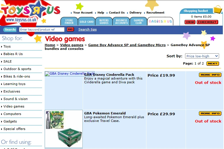 Screenshot from archive.org